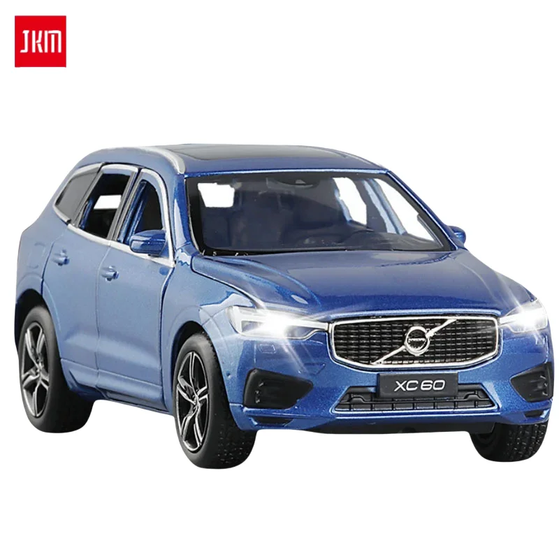 1: 32 Volvo XC60 S90 alloy car model, sound and light feedback toy, car interior decoration, as a birthday gift for friends.