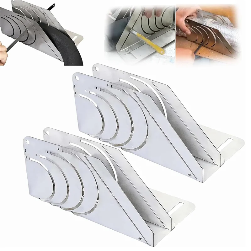 

AAAC-Precision 45° Rubber Insulation Pipe Cutter, Tube Lagger Cutter, Foam Pipe Cutter Tool, Pipe Insulation Cutting Guide