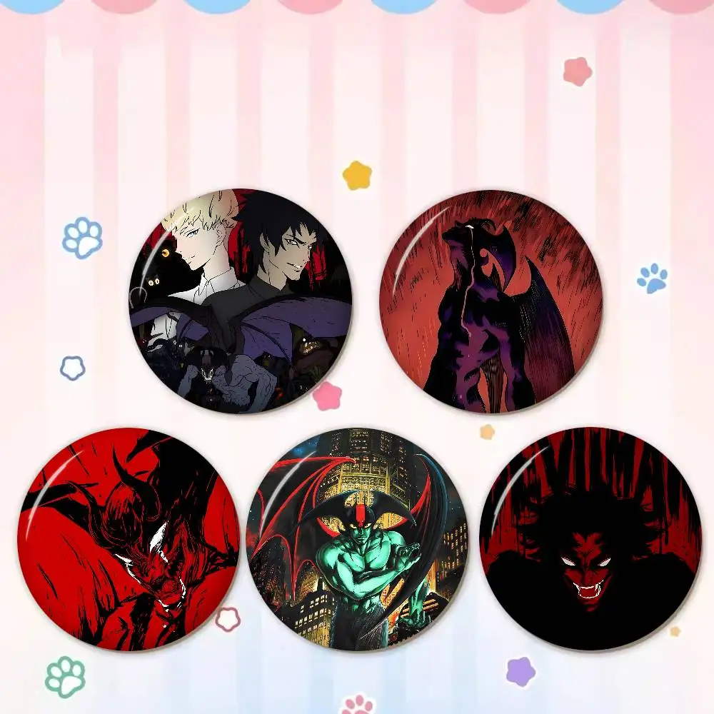 Devilman Crybaby Anime Brooches Cute Cartoon Badge Jacket Jeans Lapel Pin Gift Accessorie