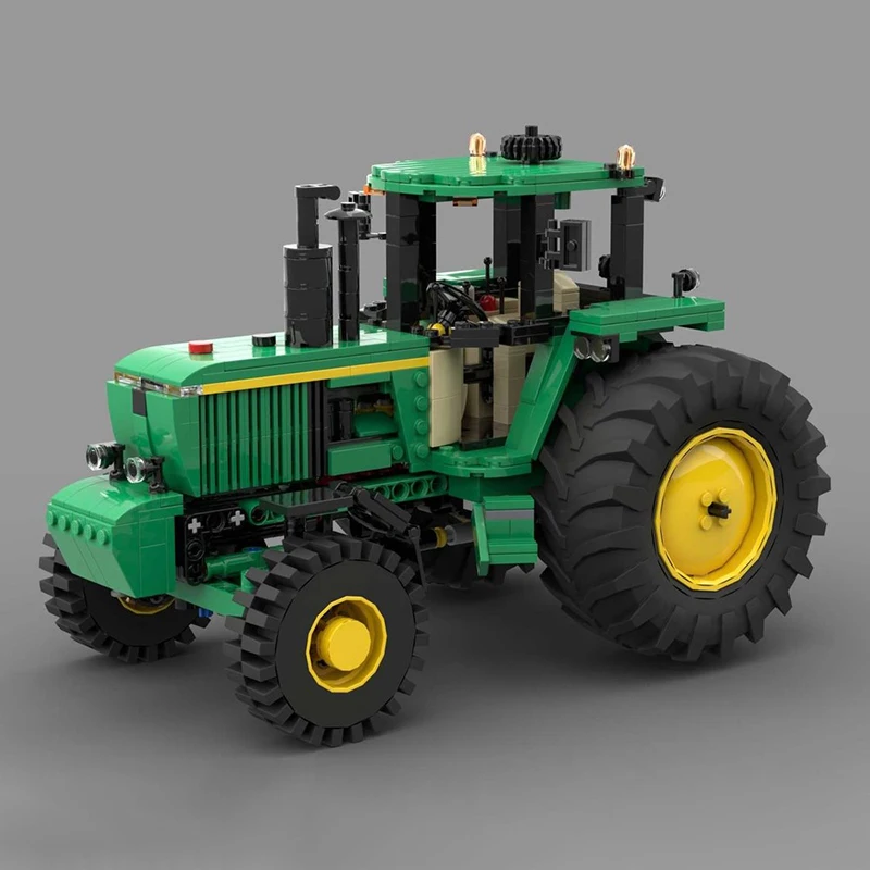 

882PCS 4255 LS Tractor Model Large Scale Farm Vehicle 6-Cylinder Engine MOC DIY Building Blocks Birthday Toys Gift