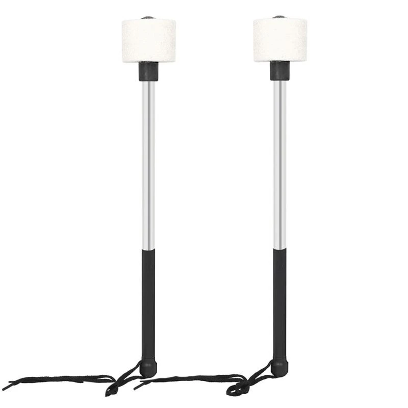 Marchings Drum Mallets Stainless Steel Handle Drum Mallet Percussion Drumstick