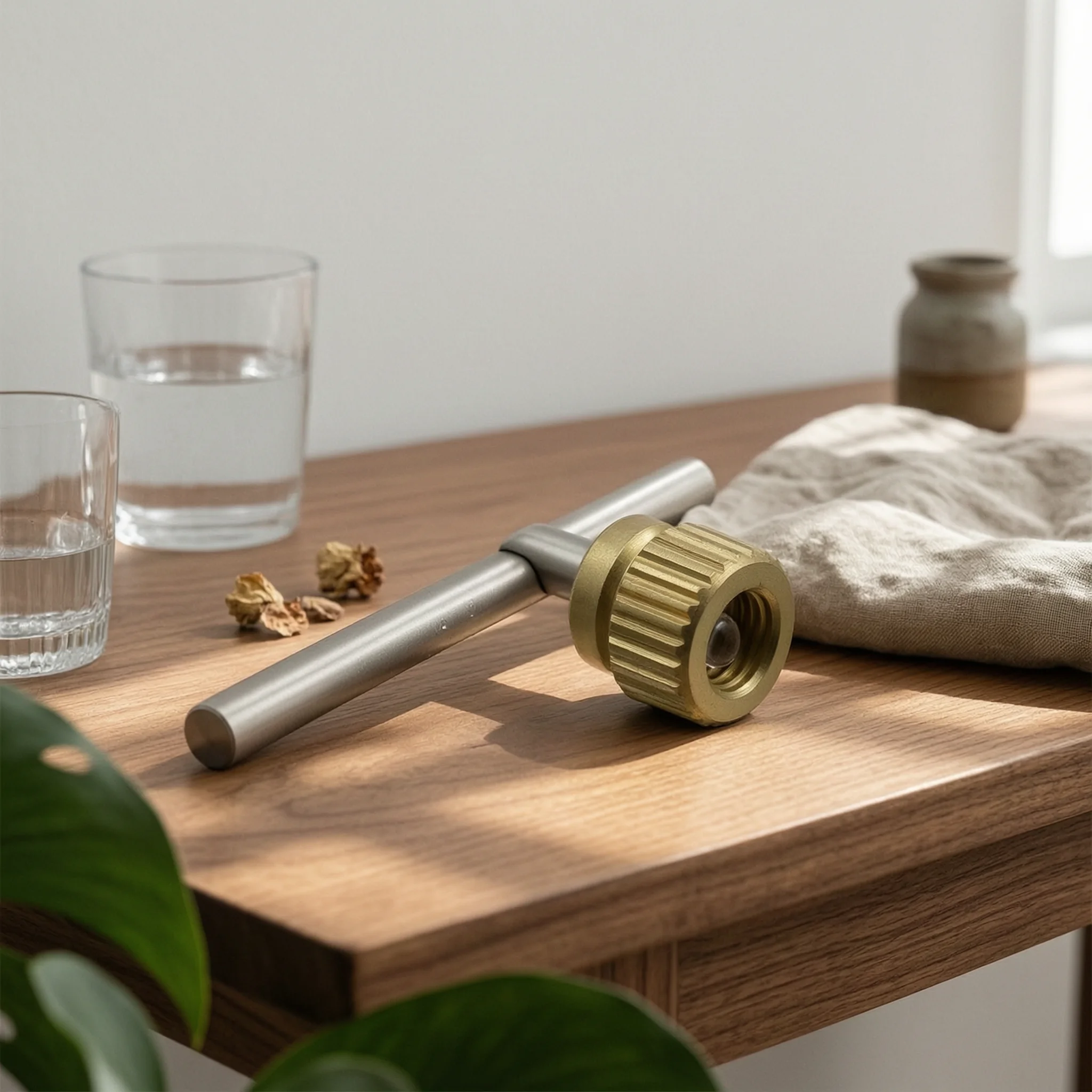 Professional Instrument Repair Rods Reliable Metal Connection Set Knurled Rings for Brass Technicians