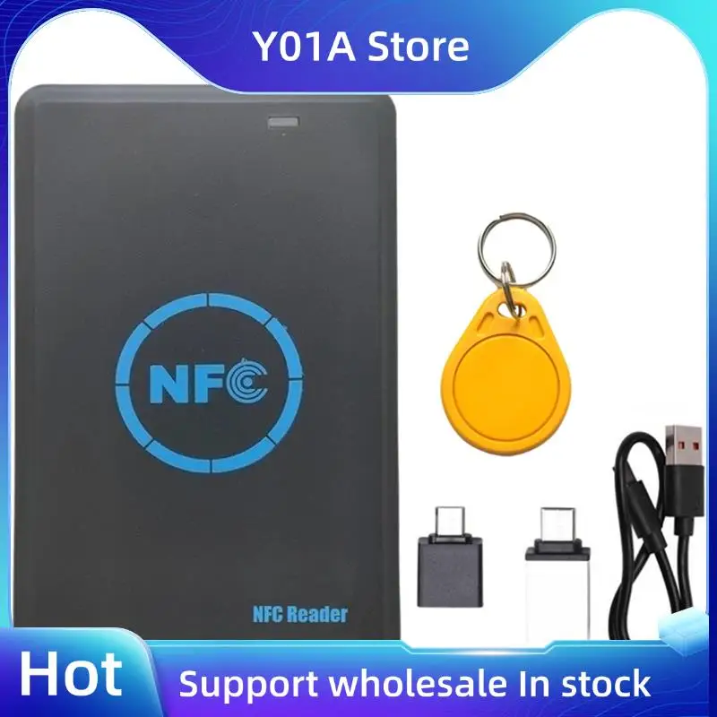 

Y01A 5 Frequency HID 125K RFID Smart Chip Duplicator+ CUID Keychain NFC Reader Copier IC/ID 13.56M 125K Token Writer Clone