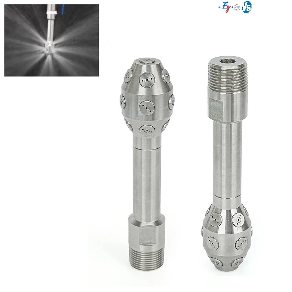 9800  3/8 1/2 3/4 1 Inch Fixed Bottle Tank 360 Degree Cleaning Nozzle Bottle Tank Water Bucket Nozzle -pressure Spray Head