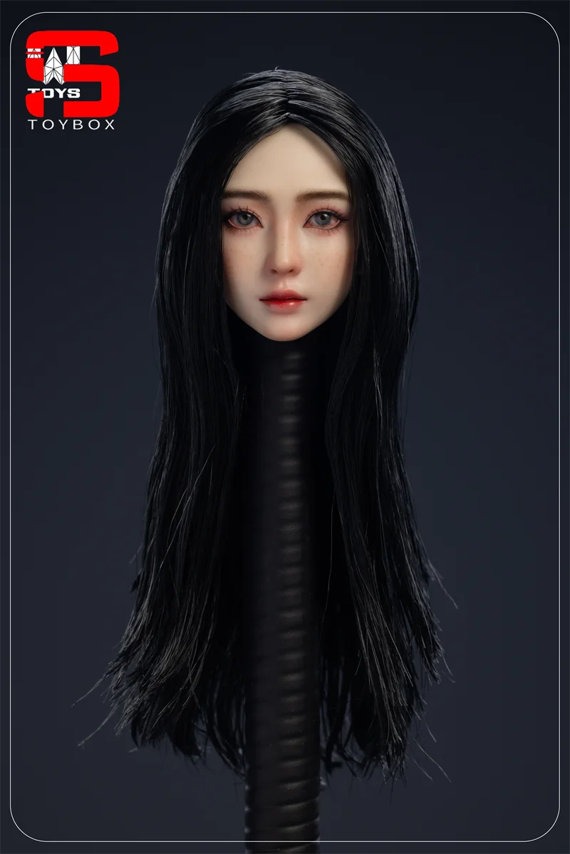 1/6 skala Xiaoru ruchome oczy głowa rzeźba Model ciężki/lekkie makijaż Fit 12 ''figurka żołnierza lalki ciała