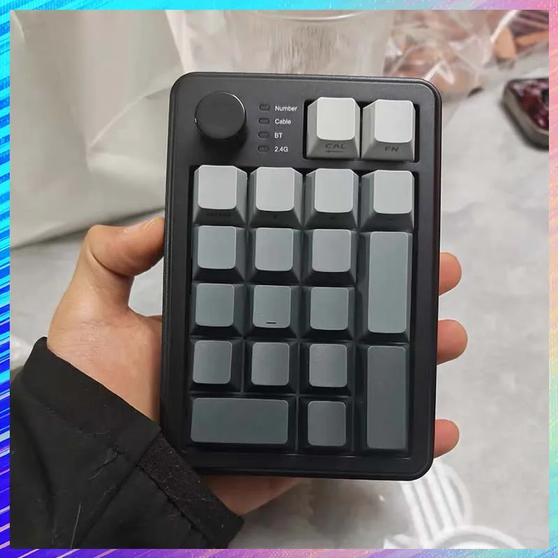 

NK20 Mechanical Numeric Keypad Tri-Mode 2.4G+BT+Wired Gasket Structure External Notebook Finance Accounting Cashier Keyboard