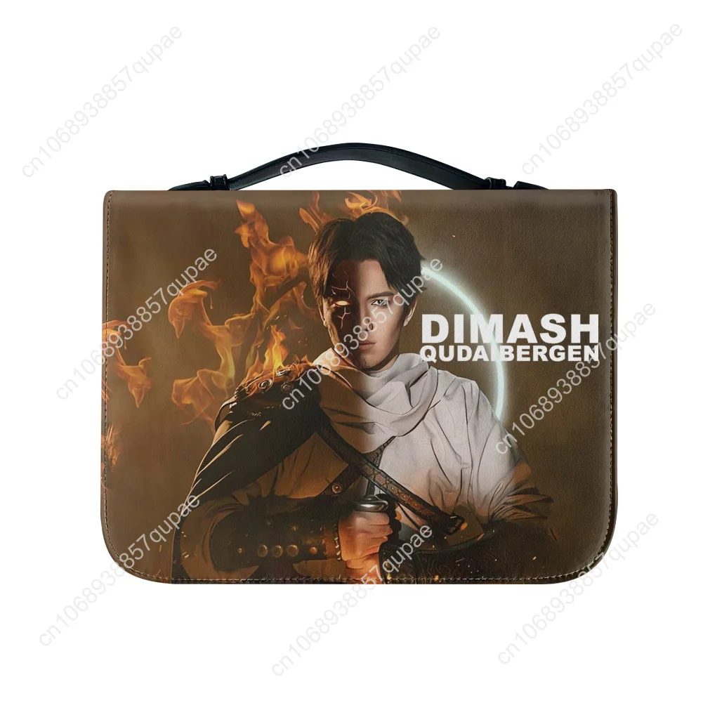 Dimash Qudaibergen Bible Bags Christian Gifts Personalized Cover Bible Pack Waterproof Leather Bag Pockets Package Case