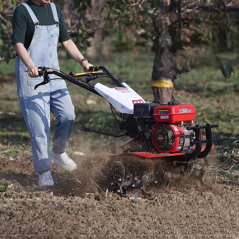 

Mini Weeder Cultivator Power Tiller Multi-functional Portable Soil Power Tiller