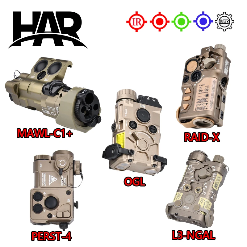 

M600C M300A Flashlight WADSN All Metal MAWL C1 DBAL A2 NGAL RAID Perst 4 M600 M300 Airsoft Weapon Fit 20mm Rail NGAL OGL PEQ SF