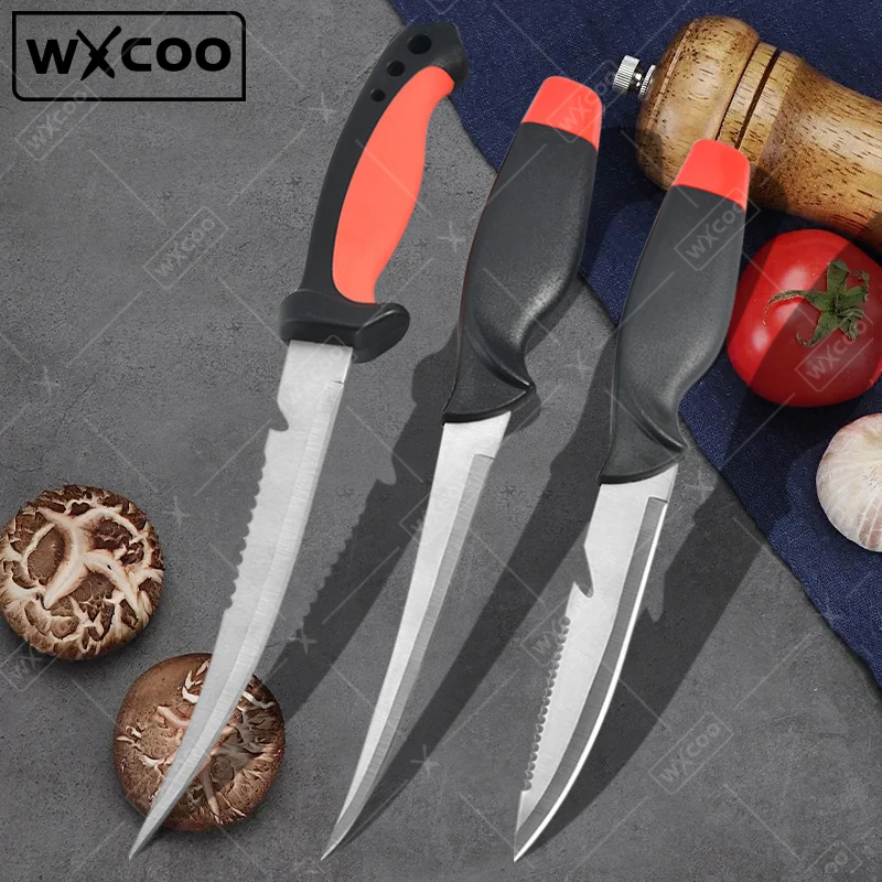 

WXCOO Durable Sushi Knives Professional Sashimi Knife Japanese Kitchen Knives Set Beef Fish Meat Fruit Slicing Knife Sharp blade