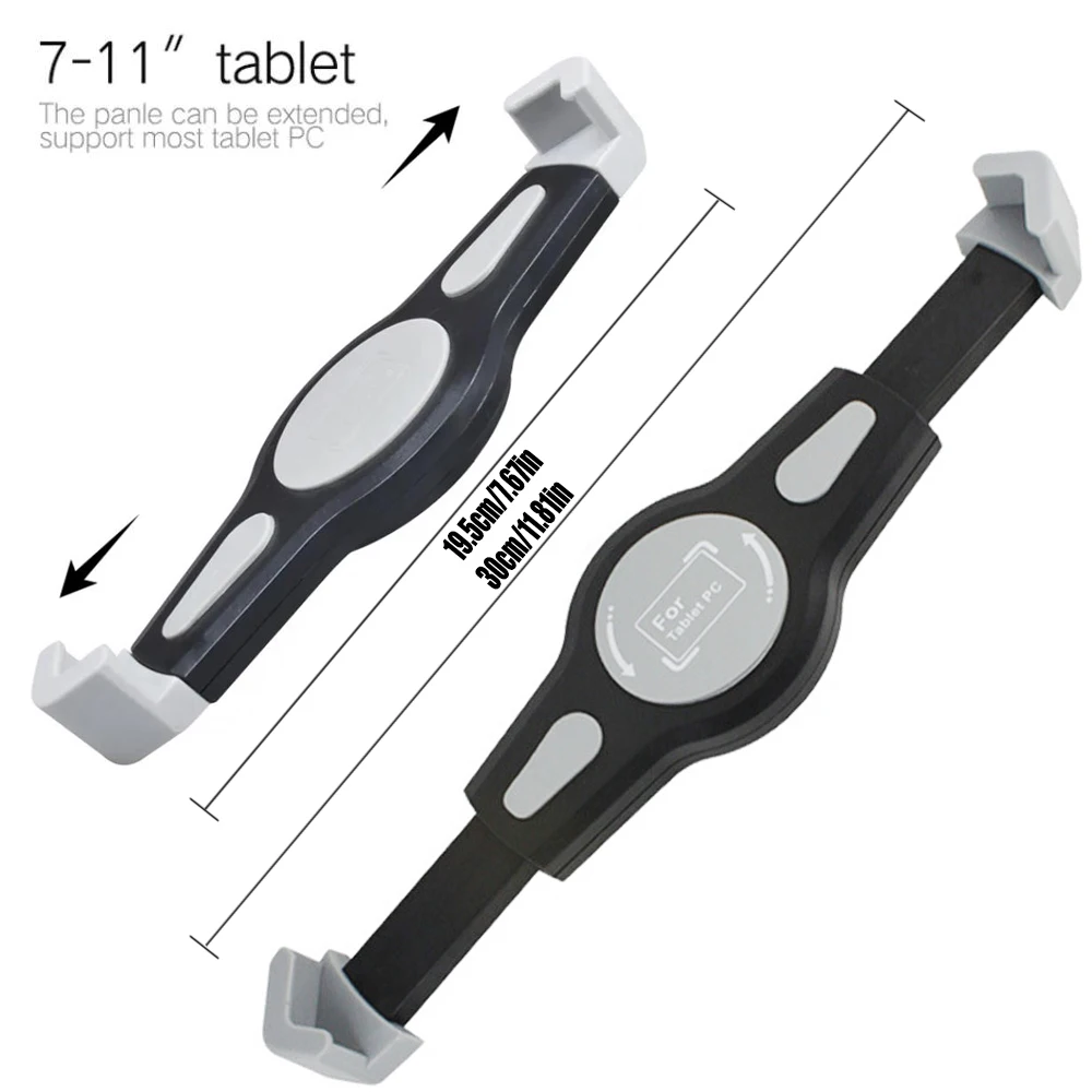 Car Headrest Mount Tablet PC Holder Windshleld and Backrest Mount 360 Degree Rotation Adjustment for 7-10 Inch Tablet PC 4