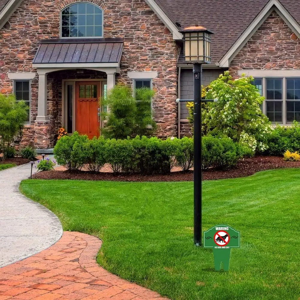 Please Keep Off The Grass Aluminum Yard Sign Stop Dogs from Pooping or Peeing On Your Lawn Yard Sign Protect Your Property