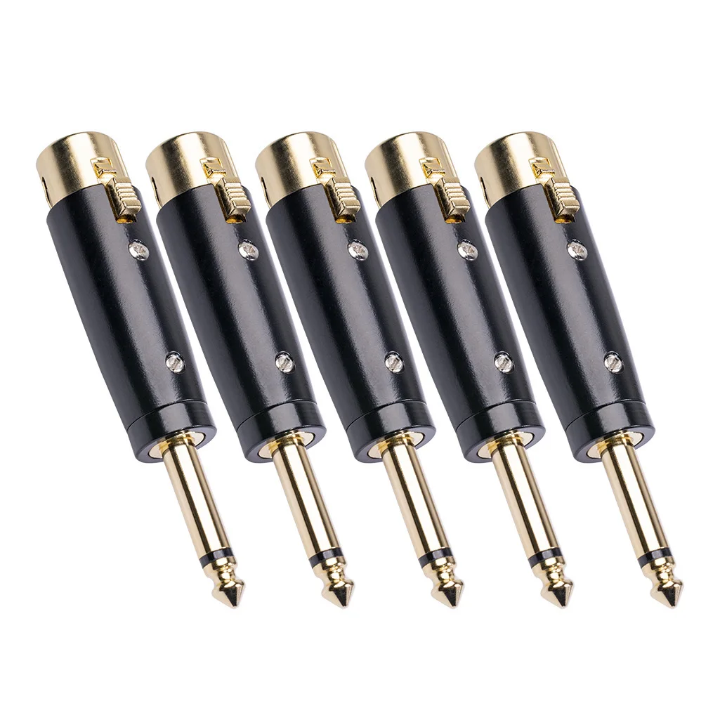 Mono 6.35mm male to XLR three-core Canon female microphone mixer audio adapter