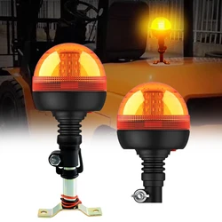 LED Beacon Light Warning Roof Strobe Rotating Flashing Amber Emergency Lamp for Kubota Tractor Trailer Boat John Deere Case IH