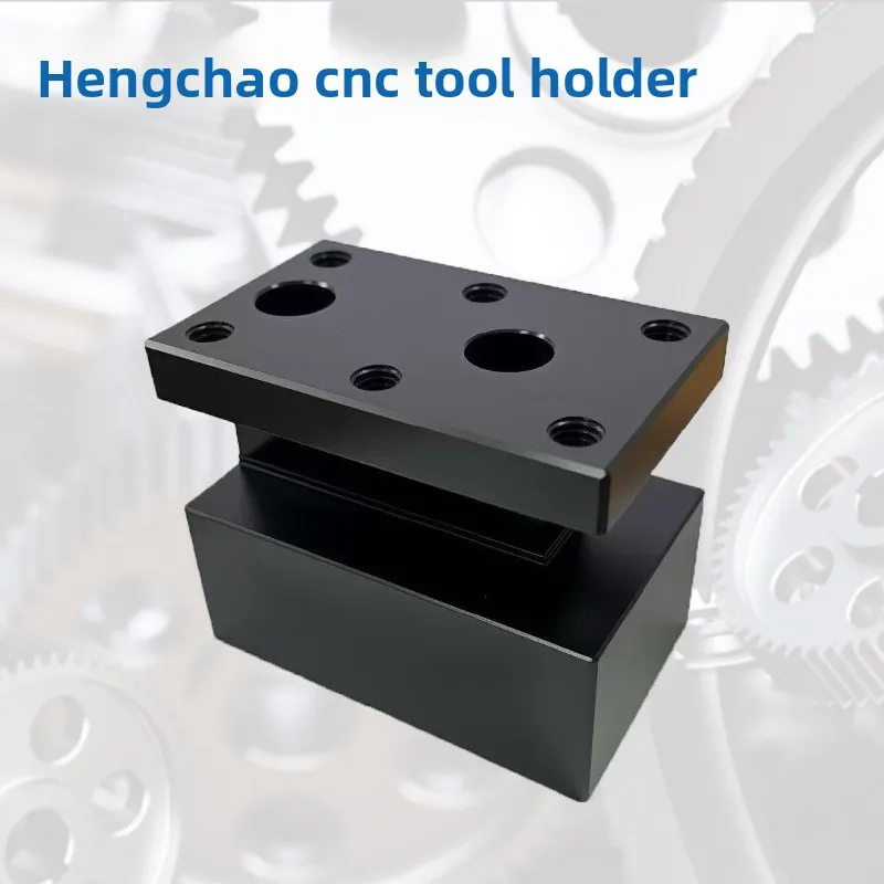 CNC Lathe Tool Holder Double Row 55mm Center Height Steel Precision Heavy Duty Universal for Turning Milling Machine Accessories