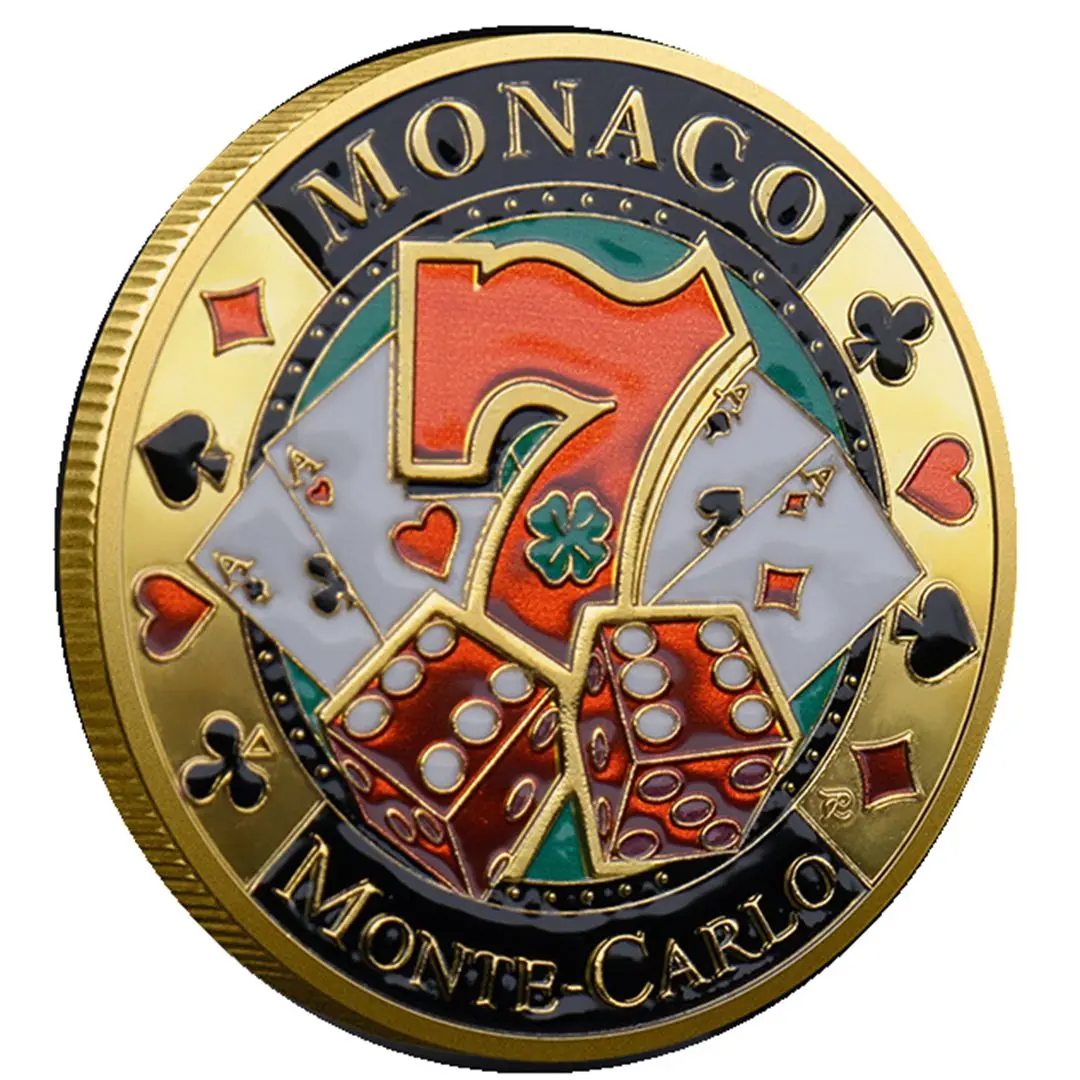 

Monaco Monte Carlo Casino: 4 A Lucky Coins, 3 7 12 Lucky Coins, and a Lucky Pressure Coin