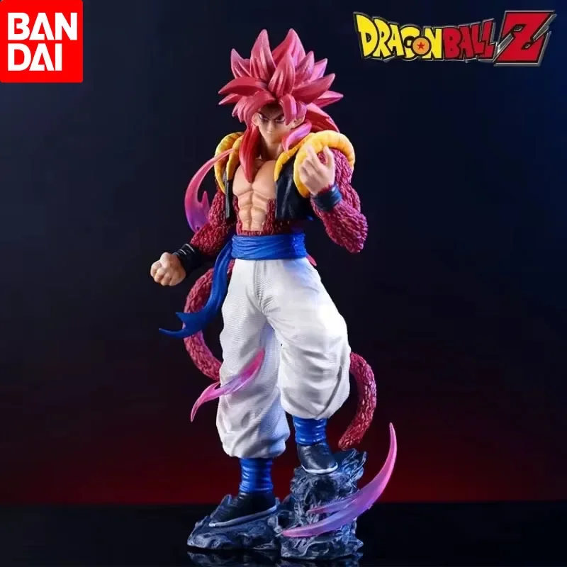 Anime Dragon Ball Gogeta Super Saiyan 4 Figure 25cm Son Goku with Vegeta Combo Figurine Pvc Model Figure Doll Toy Gift