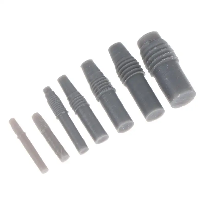 20Pcs M2 M2.5 M3 M4 M5 M6 M8 Silicone Threaded Plug Industrial Heat Resistant Leak Proof For Pipe Sealing Anodizing Supply