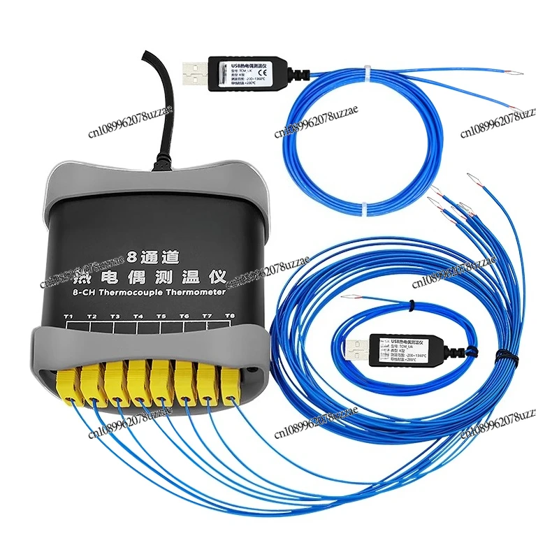 

USB Single-channel, Multi-channel K-type Thermocouple Software Real-time Monitoring and Storage Data Display Temperature Curve