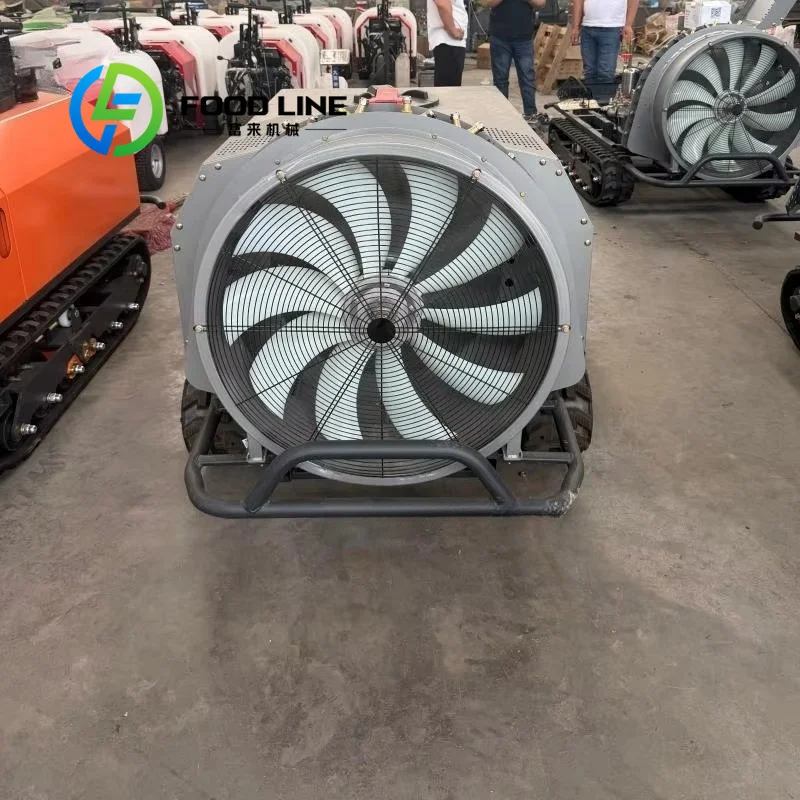 Remote Control Crawler Sprayer Variable Speed Track Chassis Spraying Equipment For Different Crop Height Spraying Operation