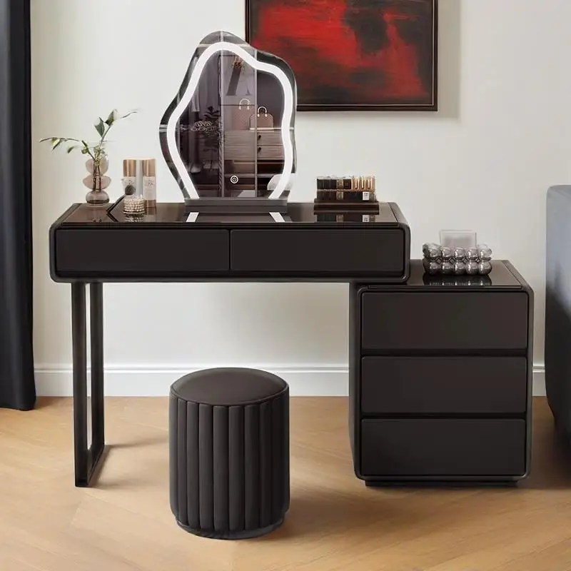 

Professional Modern Vanity Table Europe Bedroom Organizer Cabinet Vanity Table Black Modern Coiffeuse De Chambre Furniture