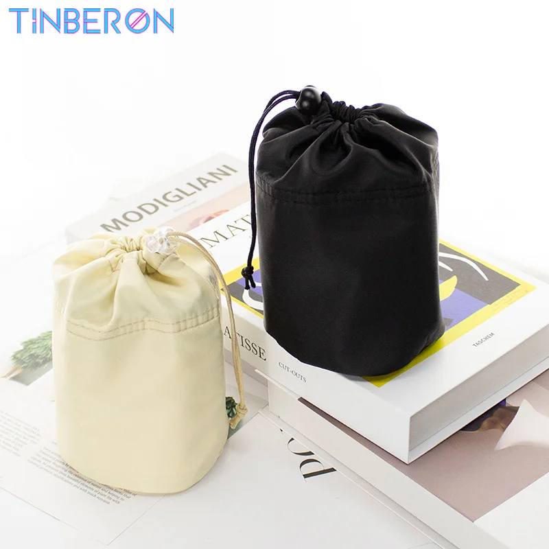 TINBERON-Sac de rangement portable en nylon, sac à main de voyage, doublure d'insertion, ficelle de proximité, maquillage, sacs à cosmétiques, E27