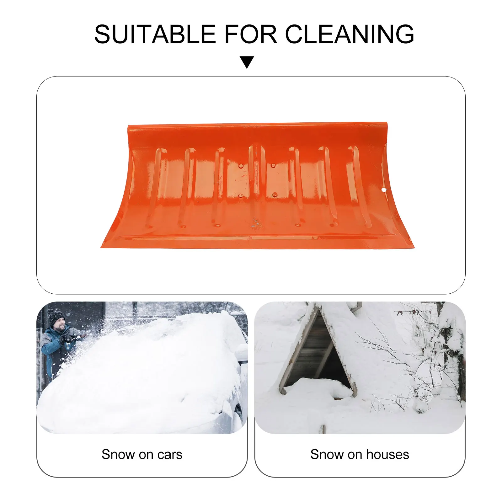 

Hard Solid Steel Snow Tool Frost Removal Shovel For Bicycle Glass Windows Outdoor Household Use Replaceable Blade