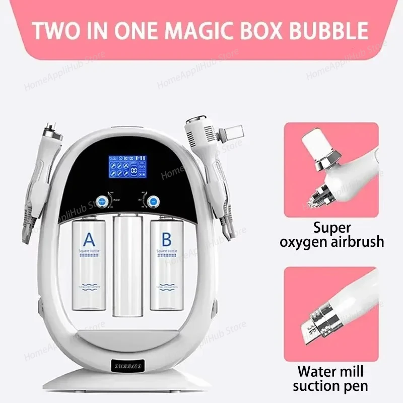 2025 New H2O2 6 in 1 Water Oxygen Deep Cleaning Skin Care Machine Skin Tightening and Whitening Peel Machine For Spa Use foreo