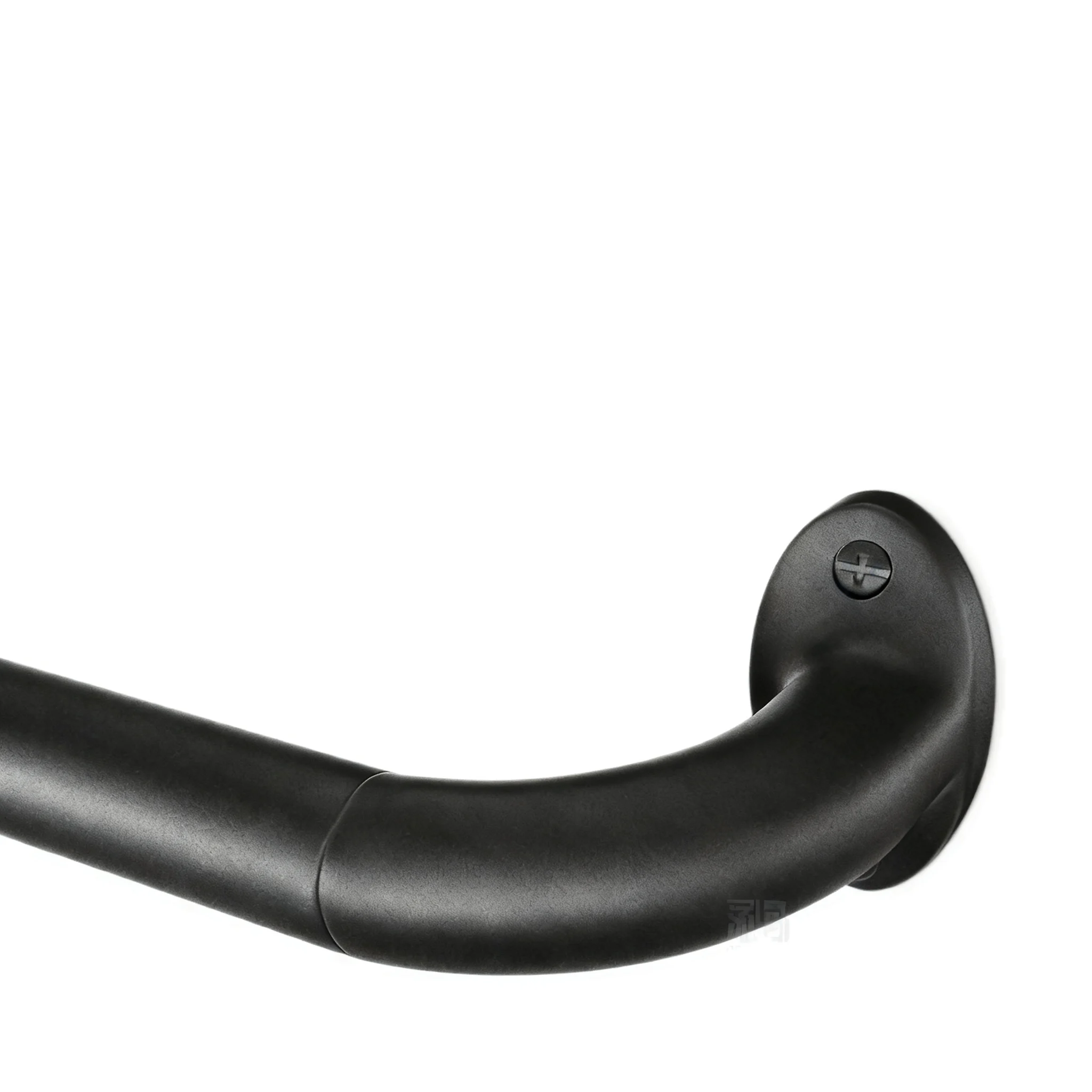 Black Wrap Around Curtain Rods Provide Flexibility And Support For Curtains In Any Space