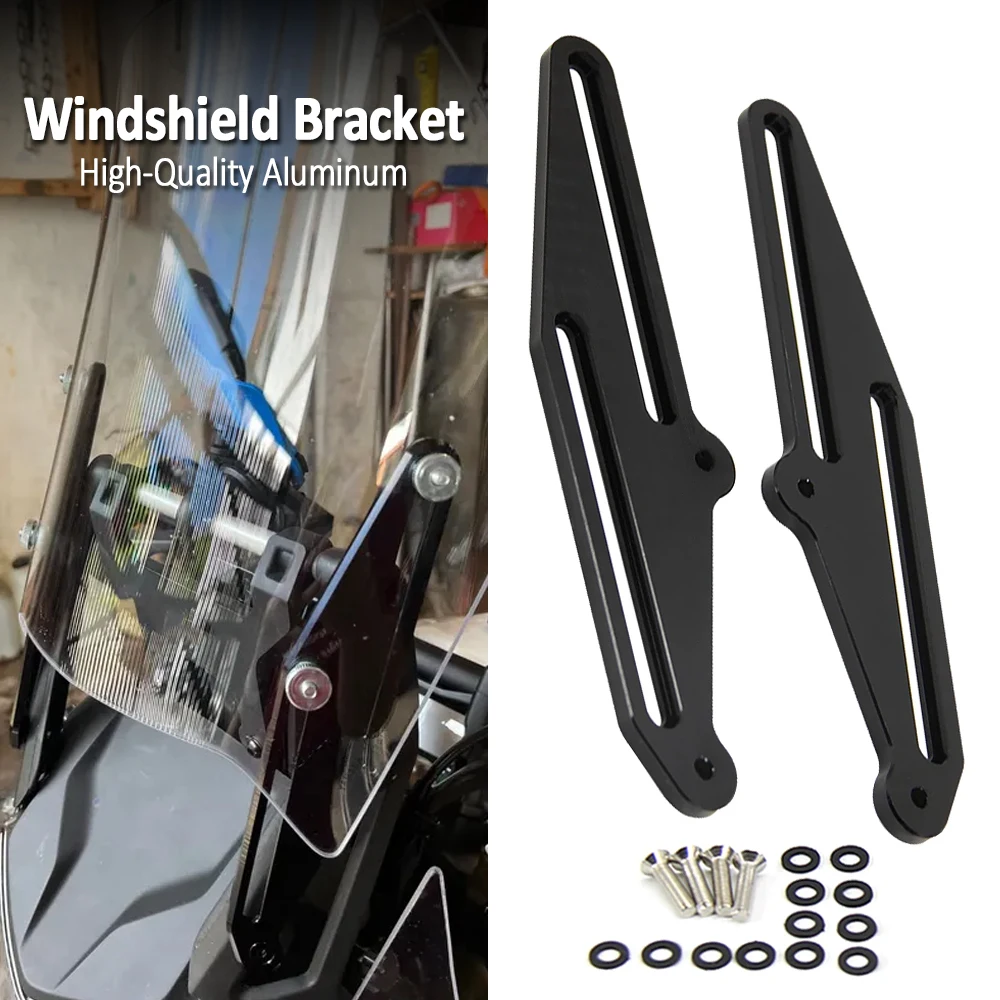 

For YAMAHA TENERE 700 T700 T7 2019-2024 Tenere700 Windshield Wind Screen Bracket Motorcycle Accessories Windscreen Adjuster