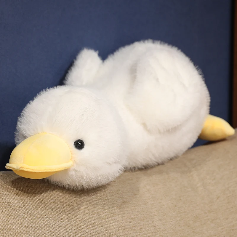 Duck Plush Toys Fluffy Sleep Pillow Cute Animal Stuffed Swan Goose Soft Dolls