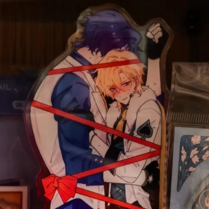 Honkai: Star Rail Anime Game Peripheral Plaque Truth Doctor Dr. Ratio Aventurine CP Bundle Acrylic Plaque Sand Table Decoration