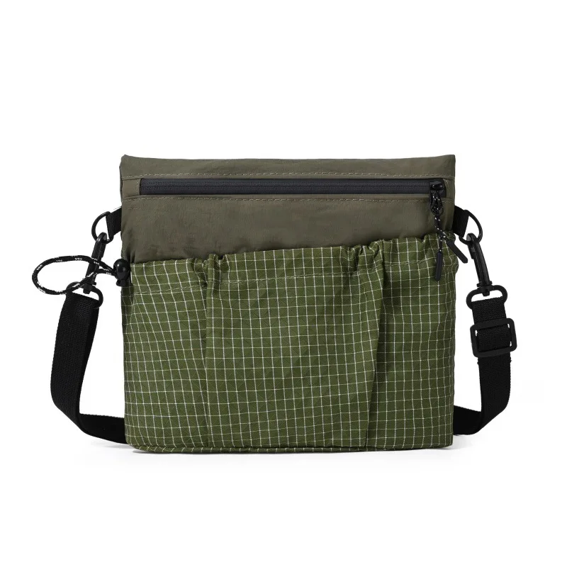 Leichte Umhängetasche mit verstellbarem Riemen, kleine Schultertasche, unisex, für Reisen, Wandern, tägliche Pendelfahrten, Outdoor-Aktivitäten – Detail 5