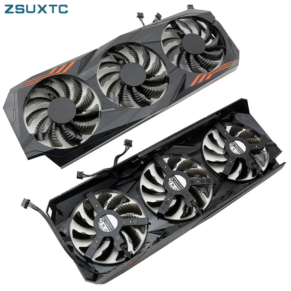 Ventilateur de refroidissement pour Gigabyte, refroidisseur de processeur, Gtx 1080 Ti Gtx 1070 G1 Aorus Gtx 1060 1060 Gtx 980, T128010SU PLD08010S12HH DC 12V 0.35A