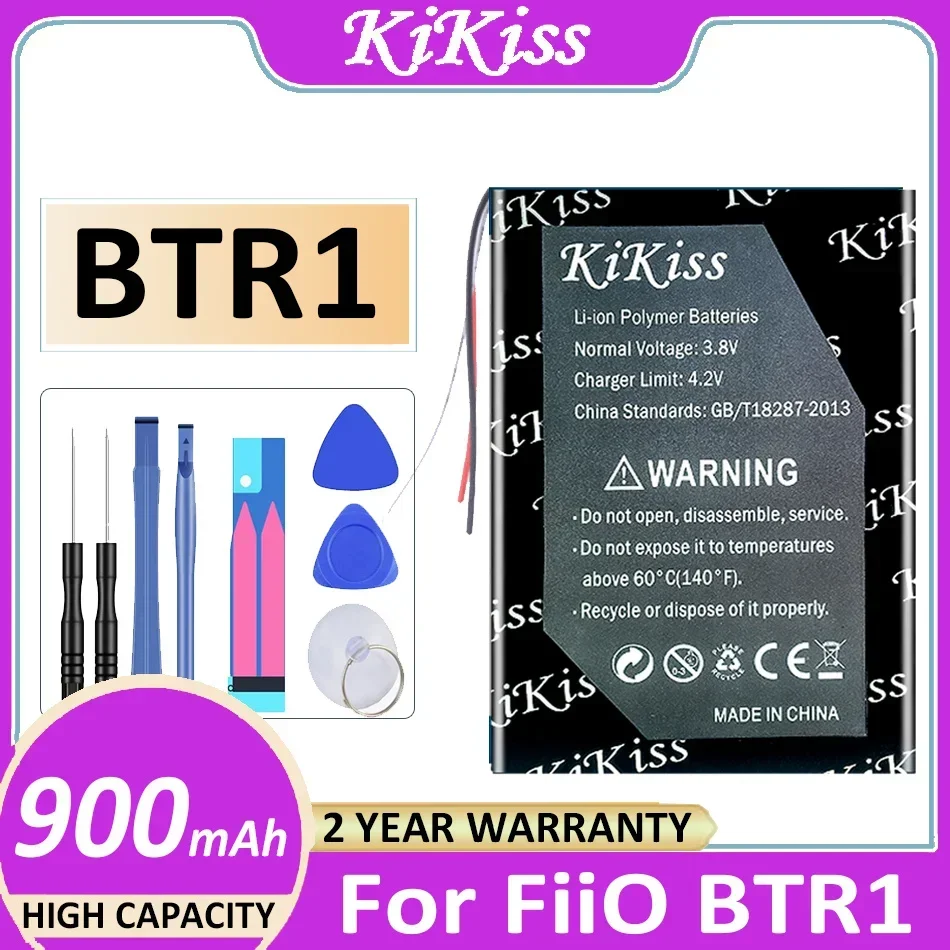 Battery 900mAh For FiiO BTR1 BTR5 Batteria