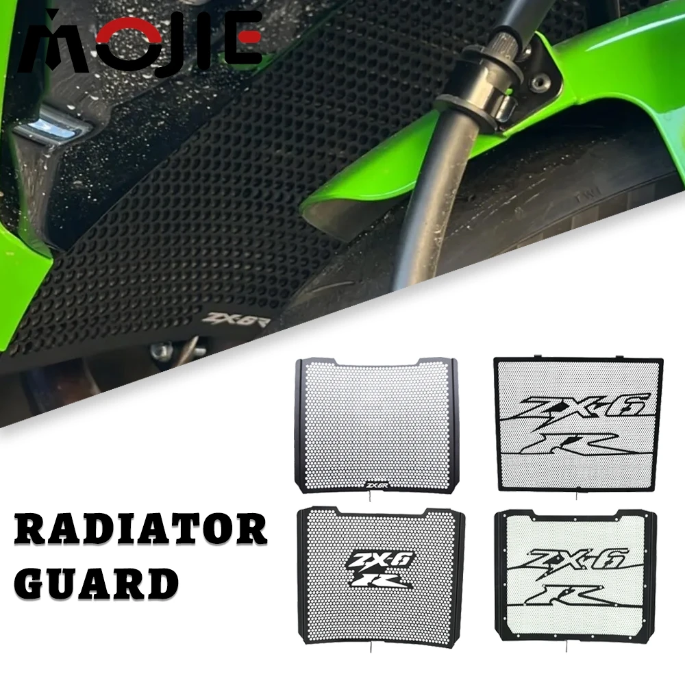 Motorcycle ZX 6R 636 Radiator Guard Grille Cover For Kawasaki ZX-6R 2009-2021 2022 2023 2024 2025 NINJA ZX6R ZX-636 ZX636 KTR