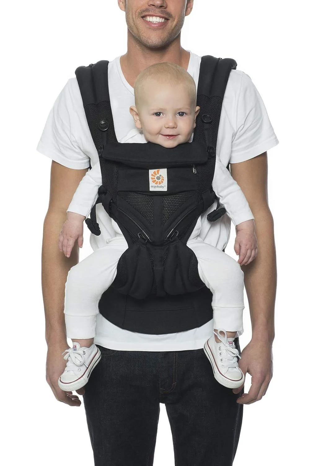 Ergonomic Omni 360 All-Position Baby Carrier for Newborn to Toddler with Lumbar Support (7-45 Pounds) Ideal for Hands-Free