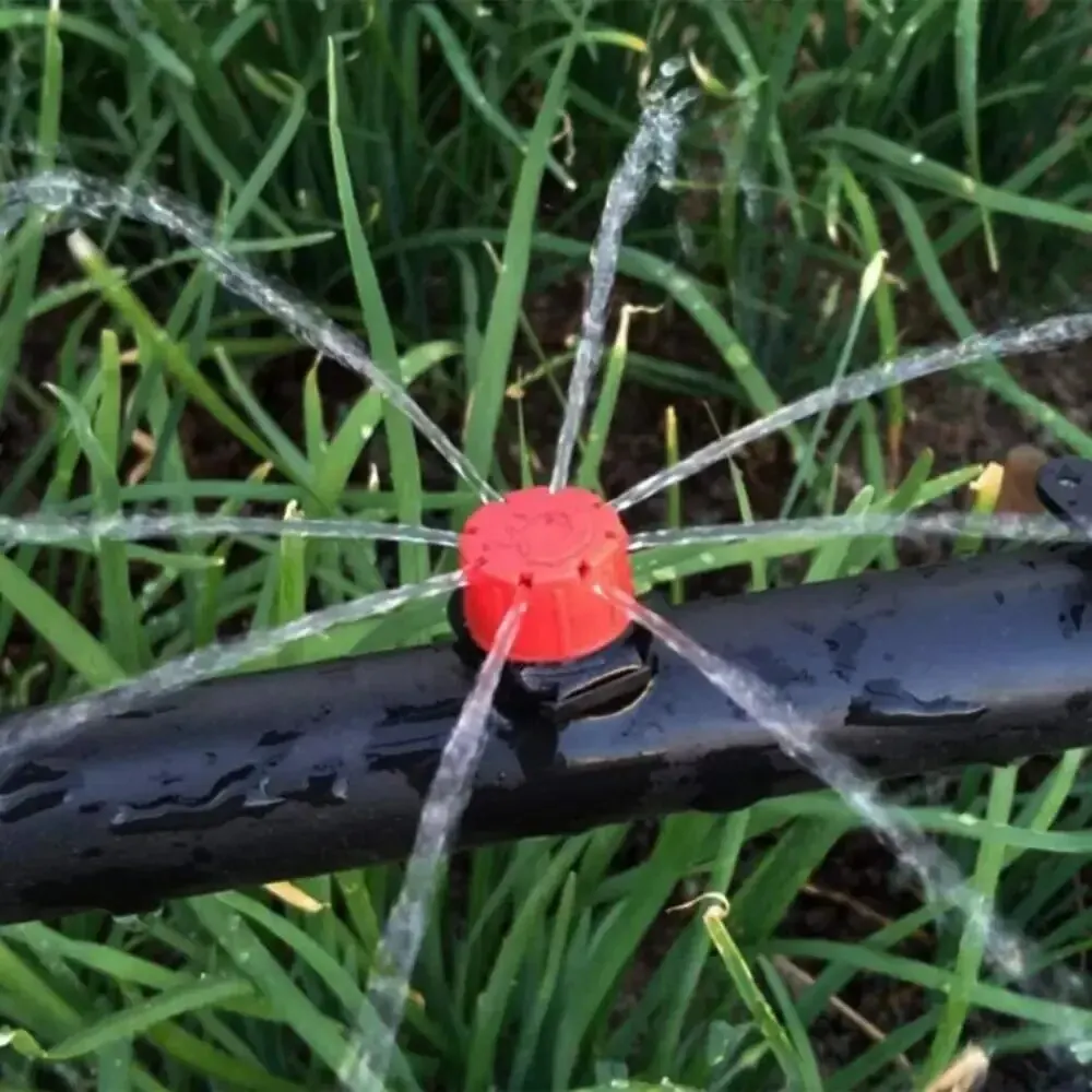 

50pcs Adjustable Irrigation Drippers Sprinklers 1/4'' Emitter Dripper Micro Drip Irrigation Sprinklers for Watering System