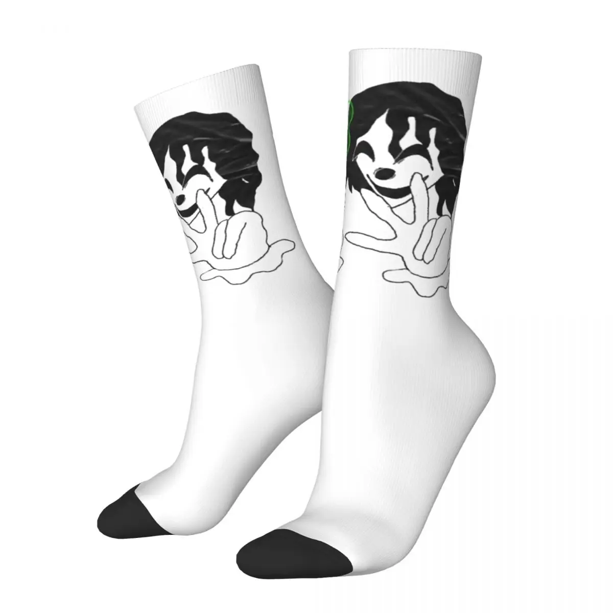 

Funny Bladee 333 Sports Socks Polyester Middle Tube Socks for Unisex Breathable