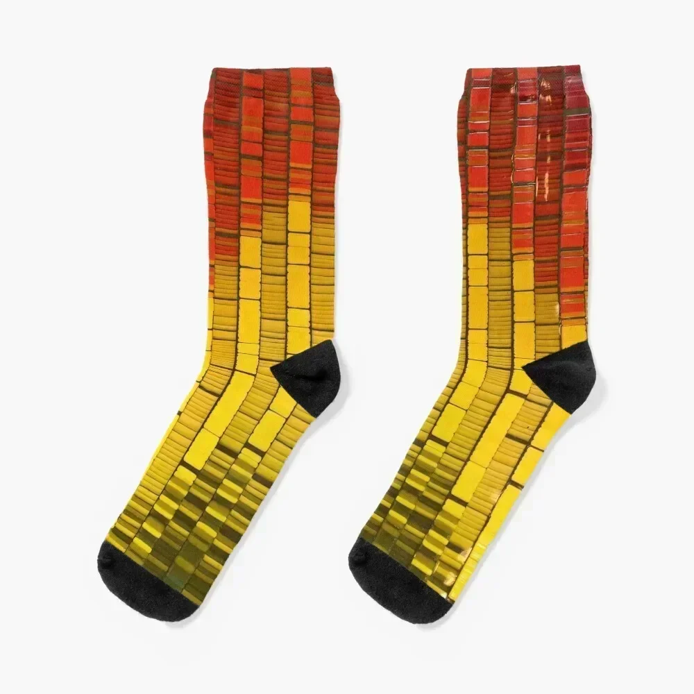 Smooth Fire and Ice Socks colored soccer anti-slip gifts basketball Women Socks Men's