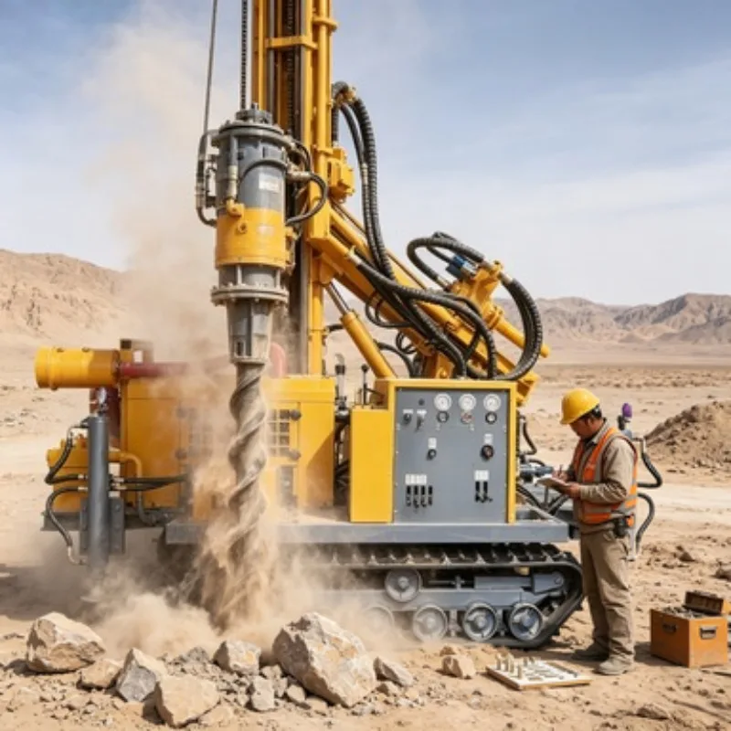 300m Pneumatic Water Well Drilling Rig Truck Mounted Rotary Drill Rig with Mud Pump and Air Compressor