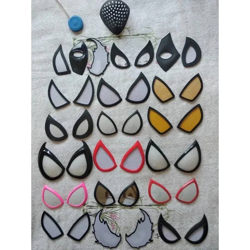 Костюм Человека-паука через стихи паука Гвен Стейси, костюм для косплея с 3D принтом на Хэллоуин, костюм Человека-паука с батарейкой # 1 # В.