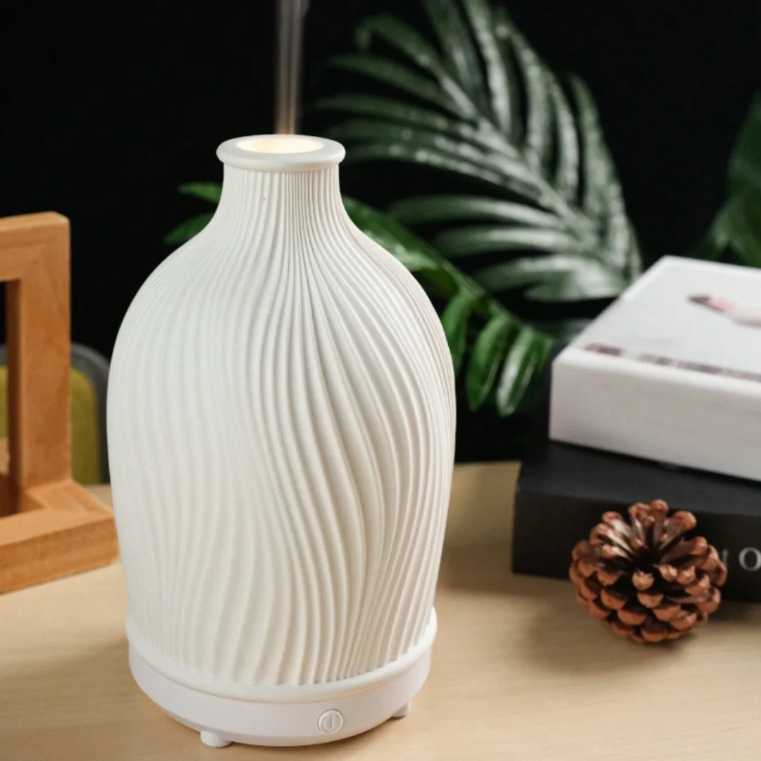 Aroma Diffuser Humidifier with Resin Cover Elegance Design for Peace Sleeping 2005R-A