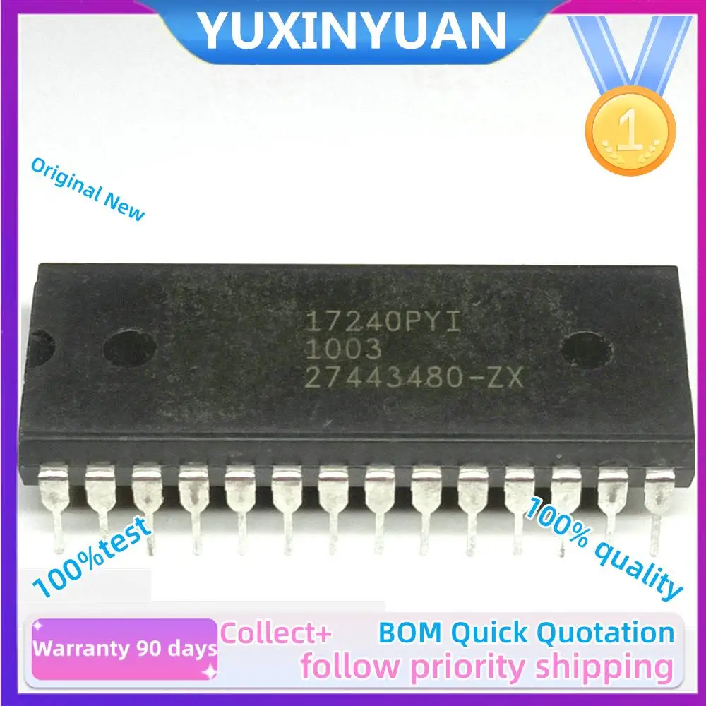 1PCS/lot  ISD17240PYI  ISD17240  DIP28 IC LCD CHIP YUXINYUAN IN STOCK 100%Test