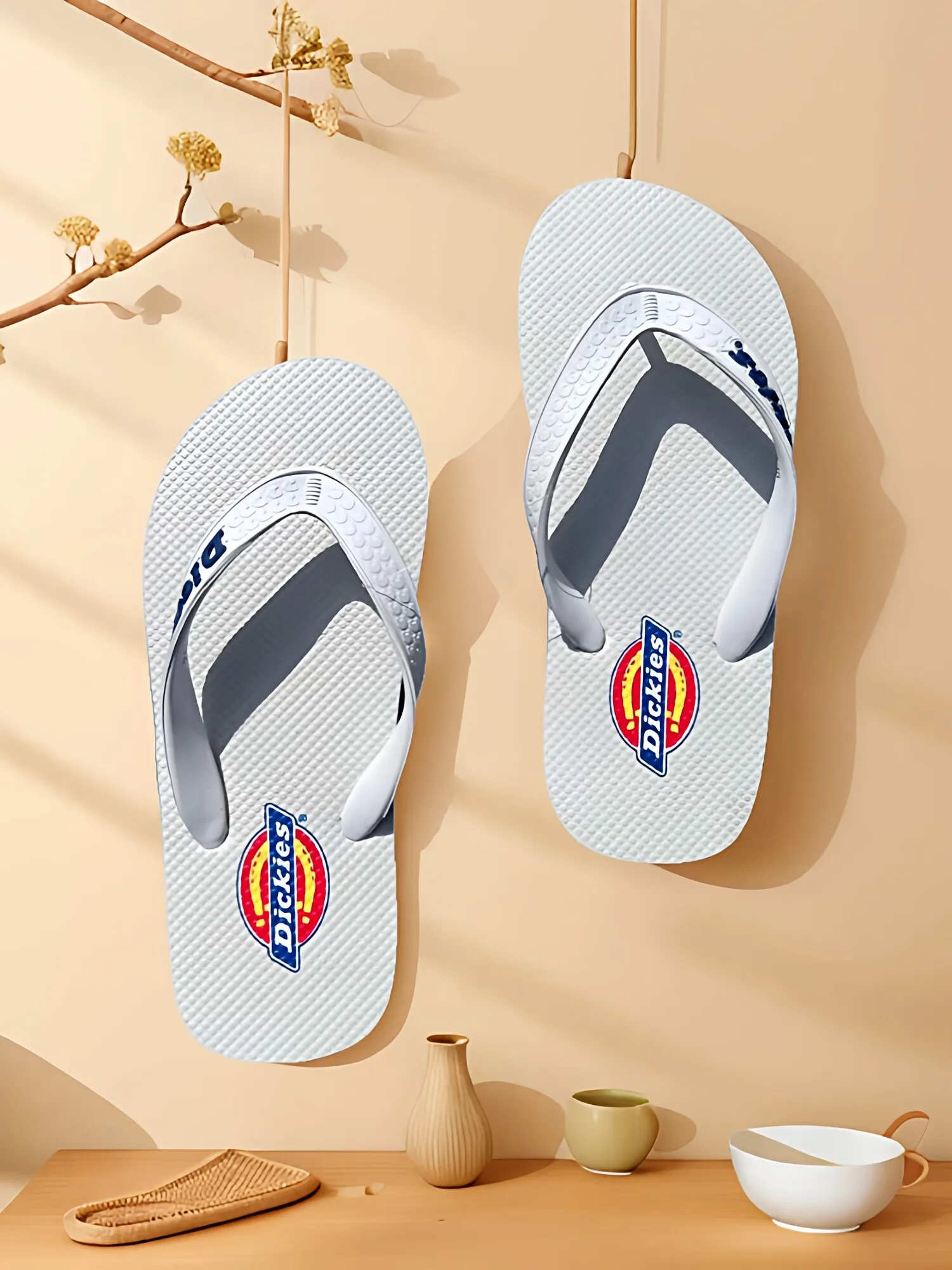 Dickies Flip Flops Summer Non Slip Beach Sandals Breathable Outdoor Couple Unisex
