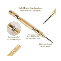 Sturdy 6Pcs 1/4 3/8 Inch HSS Straight Groove Step Drill Bit Titanium Coated Wood Metal Hole Cutter Core Drilling Tools Set