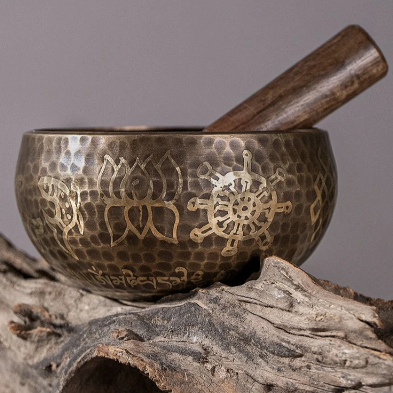 

Meditation Singing Bowl Nepal Handmade Singing Bowl Sound Healing Copper Yoga Bowls Relaxation Percussion Musical Instruments