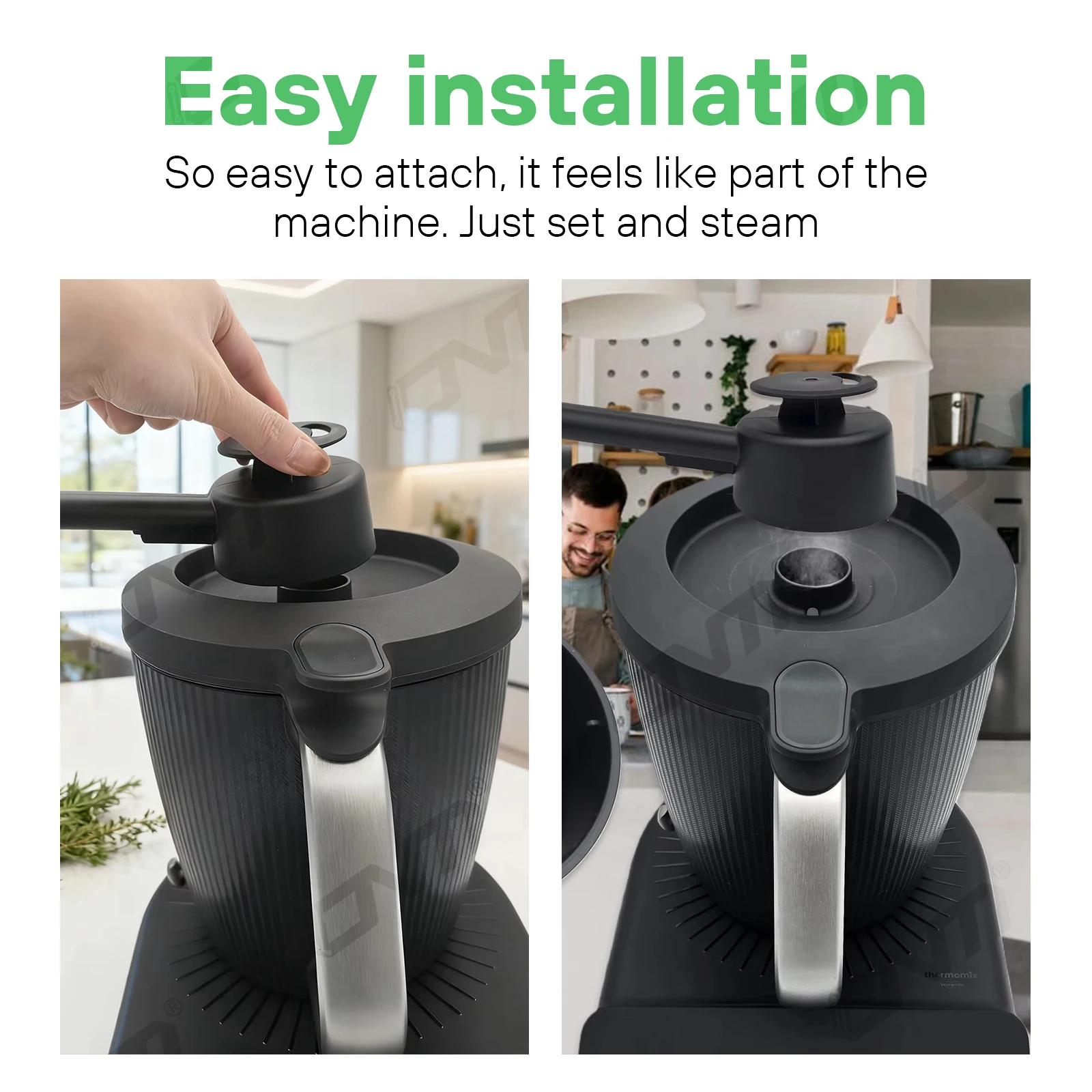 Steam Deflector for Thermomix TM7, Heat Resistant Kitchen Steam Diverter, Easy Install Cooking Accessory image 5