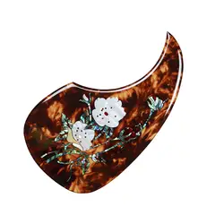 Acoustic Guitar Pickguard Inlaid Abalone Flower for Most Martin