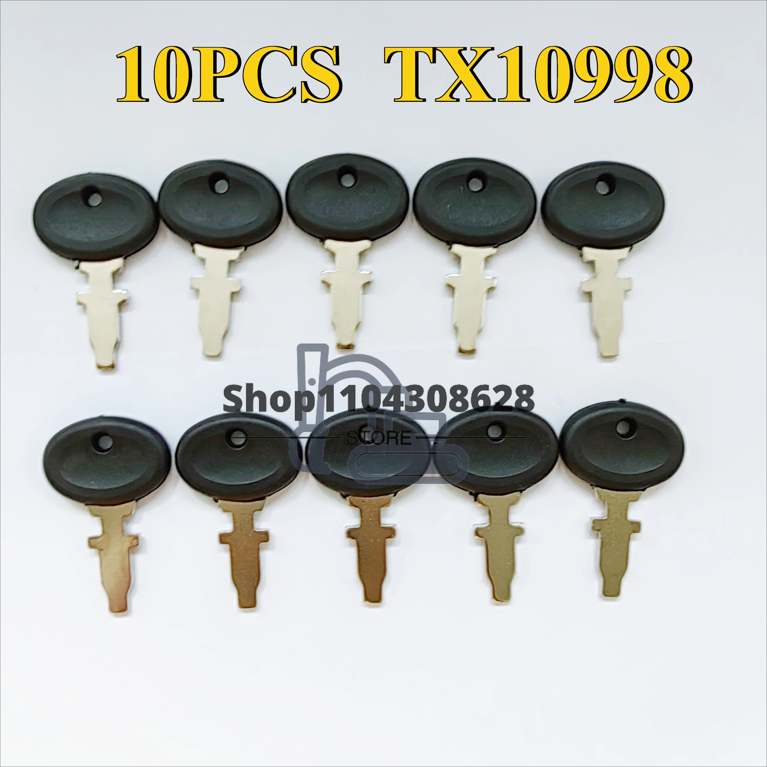 

10 шт. TX10998 ключи зажигания для длинного трактора 510 510DT 550 550DT Fiat 1000 1300 двигатель